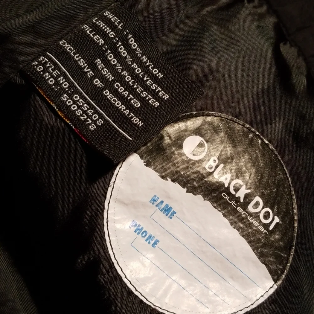 Black dot outerwear med snow pant‎